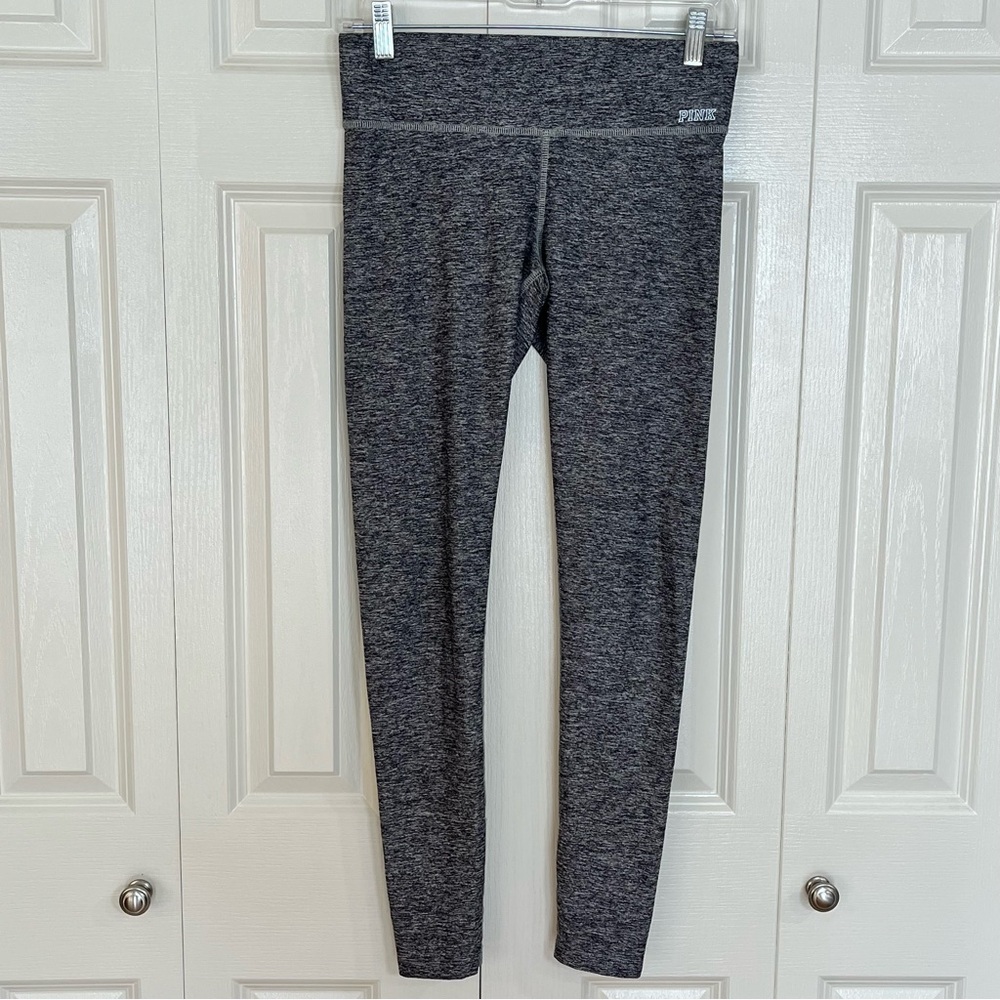 Victorias Secret
PINK Yoga Gray Heathered Leggings Stretch Performance Fabric XS